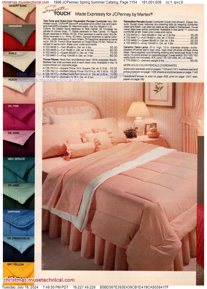 1986 JCPenney Spring Summer Catalog, Page 1154