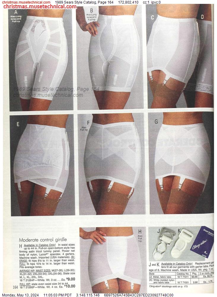 1989 Sears Style Catalog, Page 164