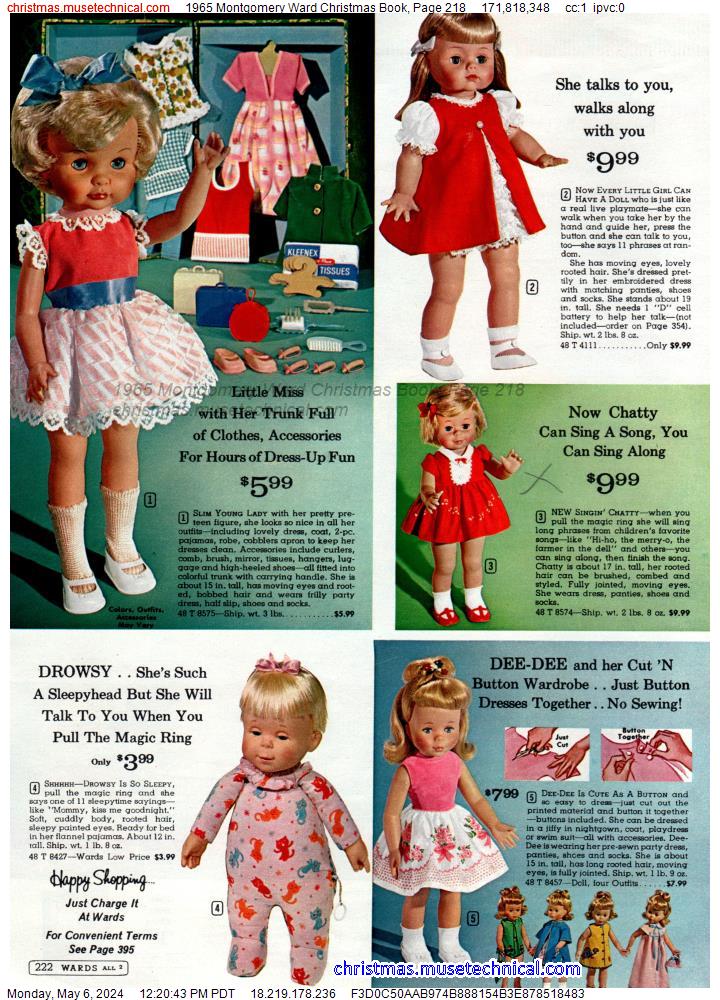 1965 Montgomery Ward Christmas Book, Page 218