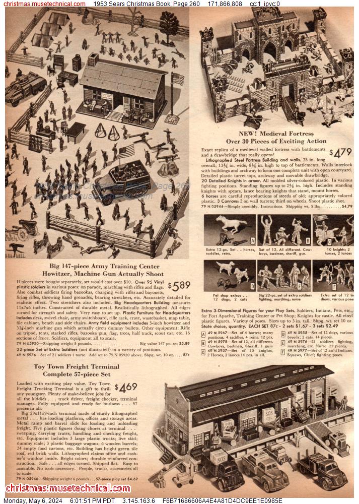 1953 Sears Christmas Book, Page 260