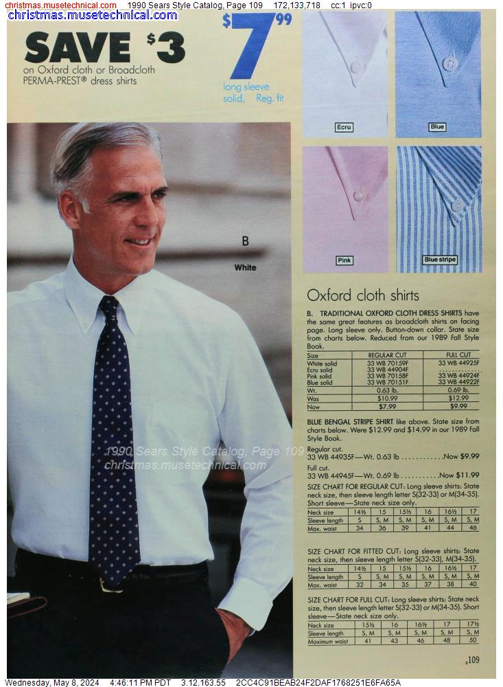 1990 Sears Style Catalog, Page 109