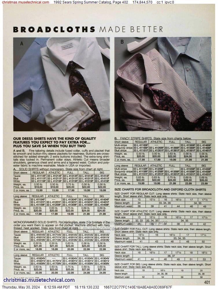 1992 Sears Spring Summer Catalog, Page 402