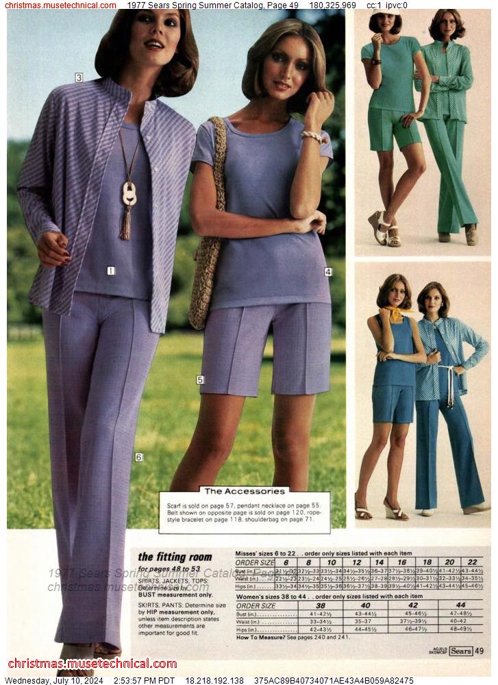 1977 Sears Spring Summer Catalog, Page 49