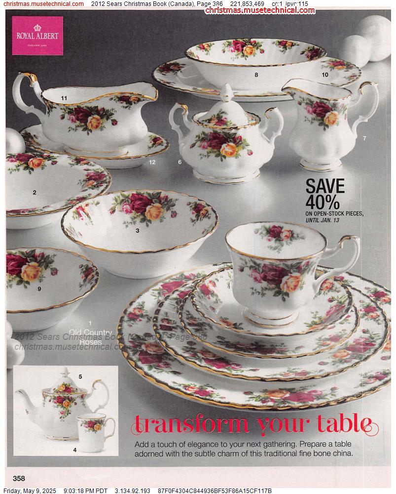 2012 Sears Christmas Book (Canada), Page 386