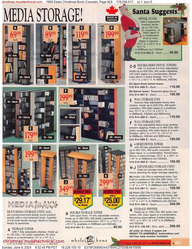 1999 Sears Christmas Book (Canada), Page 629