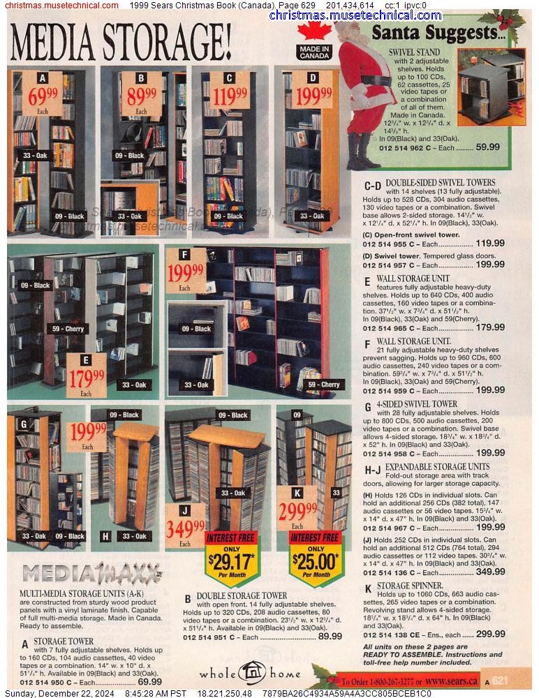 1999 Sears Christmas Book (Canada), Page 629