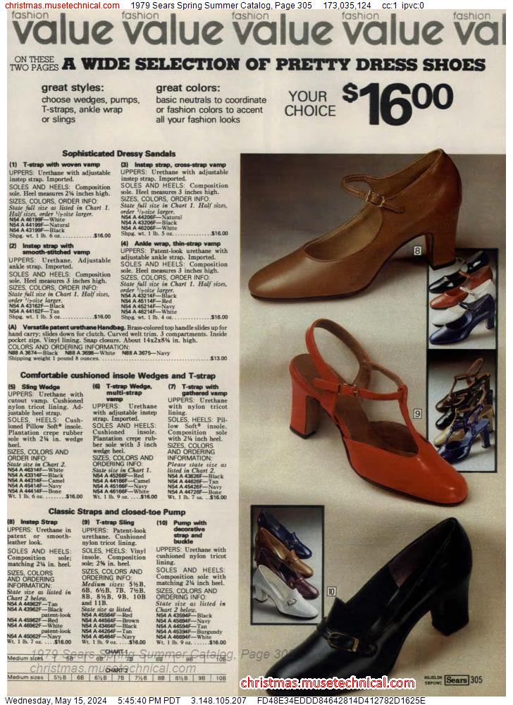 1979 Sears Spring Summer Catalog, Page 305