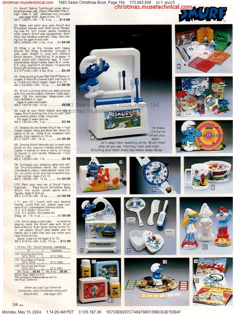 1983 Sears Christmas Book, Page 154