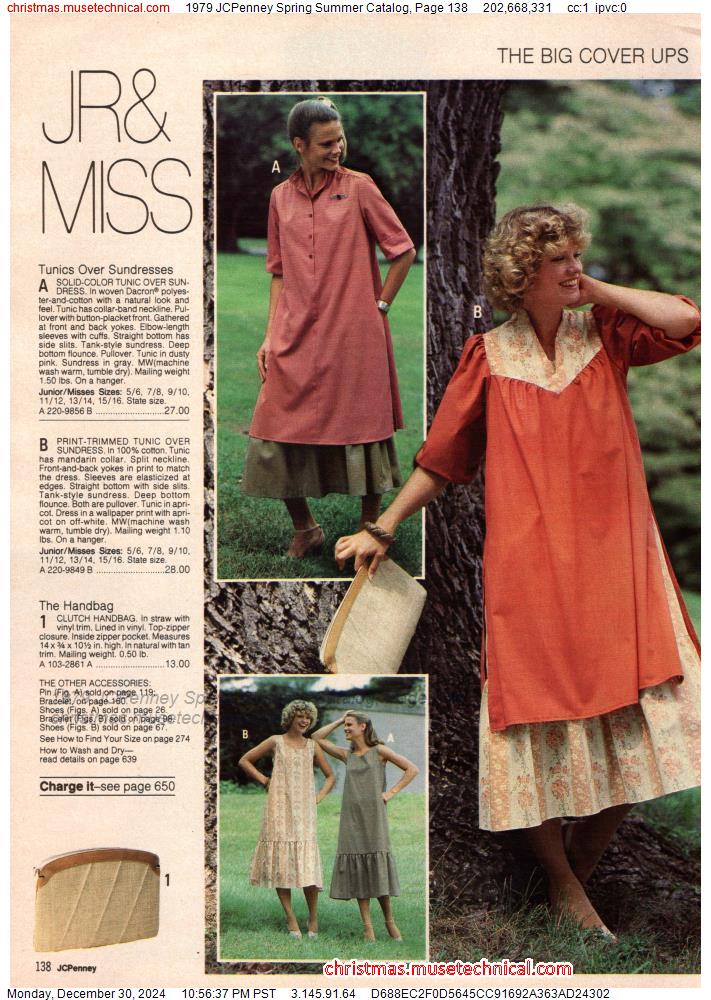 1979 JCPenney Spring Summer Catalog, Page 138