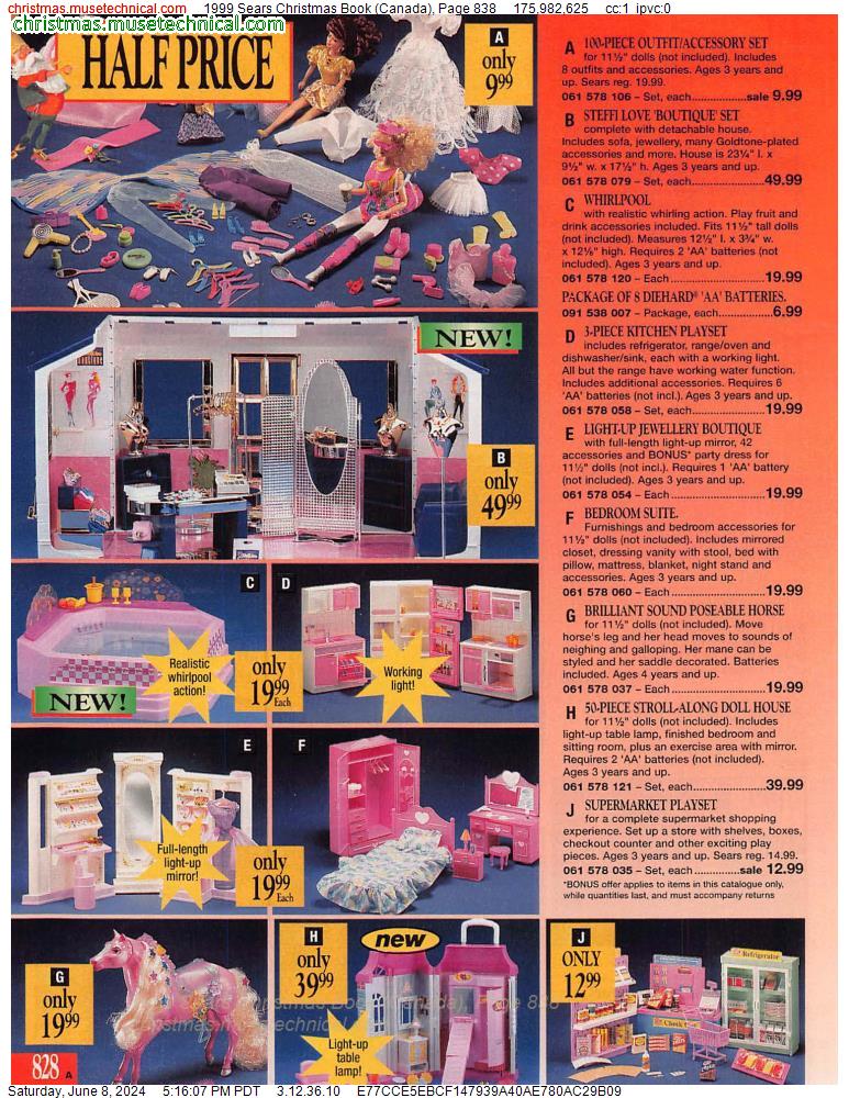 1999 Sears Christmas Book (Canada), Page 838