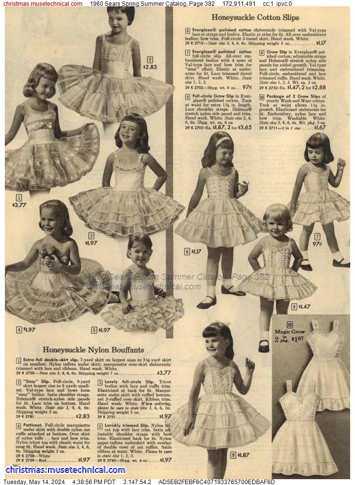 1960 Sears Spring Summer Catalog, Page 382