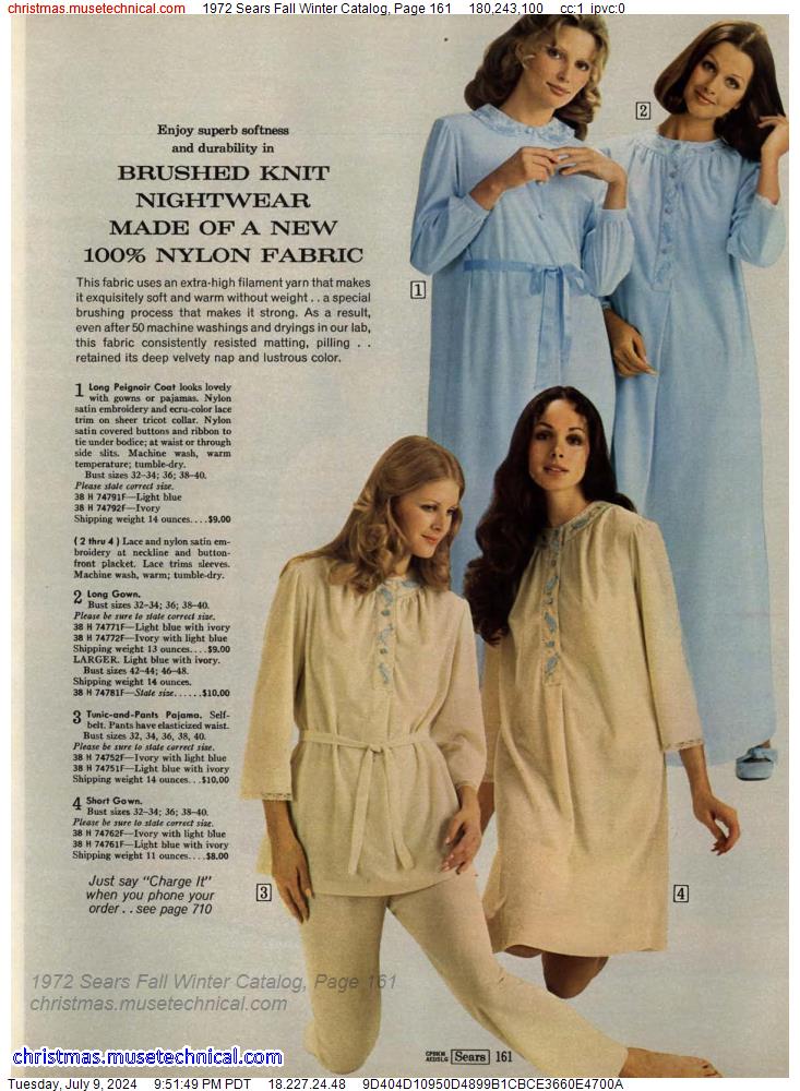 1972 Sears Fall Winter Catalog, Page 161