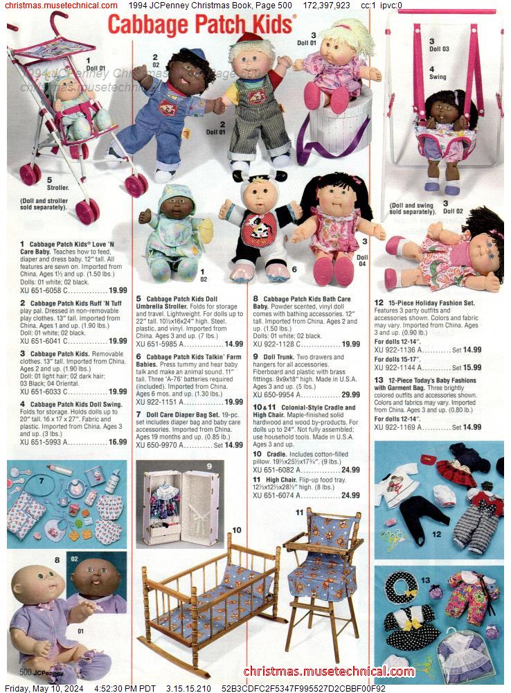 1994 JCPenney Christmas Book, Page 500