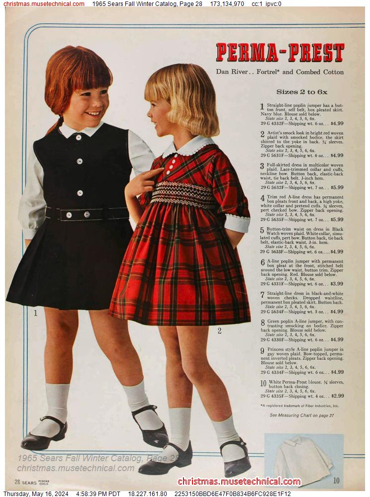 1965 Sears Fall Winter Catalog, Page 28