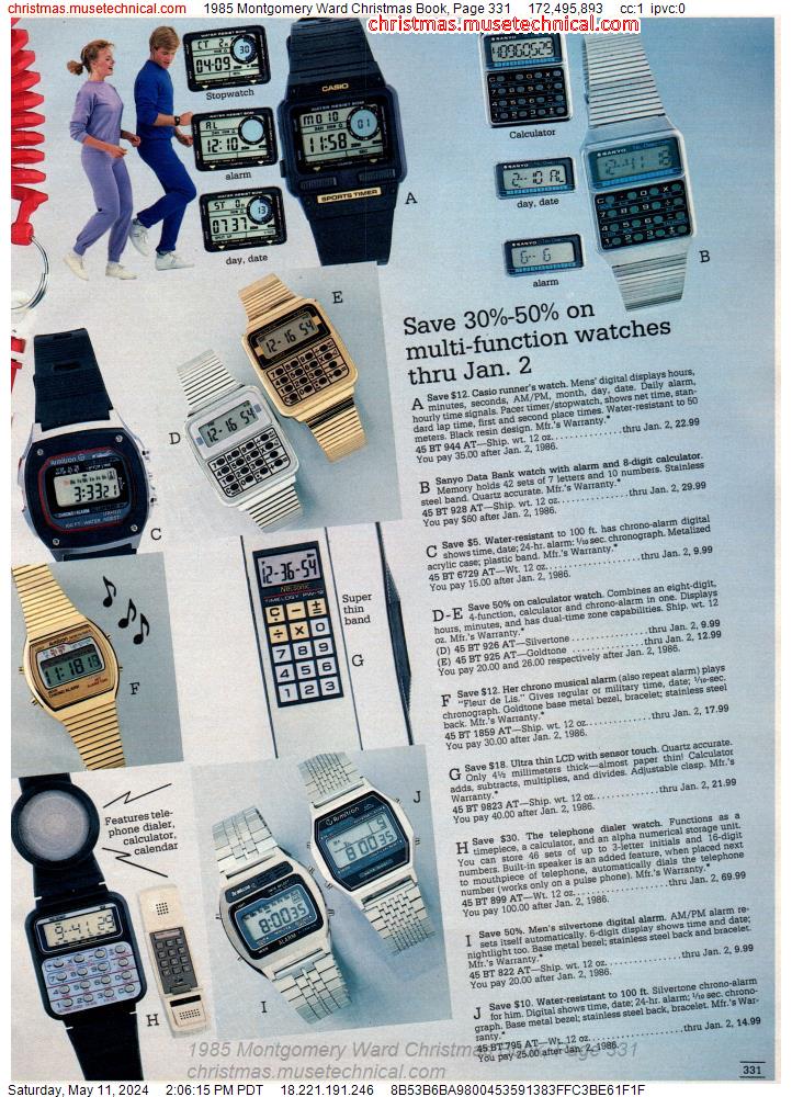 1985 Montgomery Ward Christmas Book, Page 331