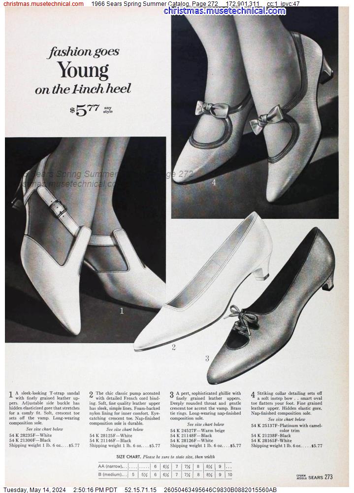 1966 Sears Spring Summer Catalog, Page 272