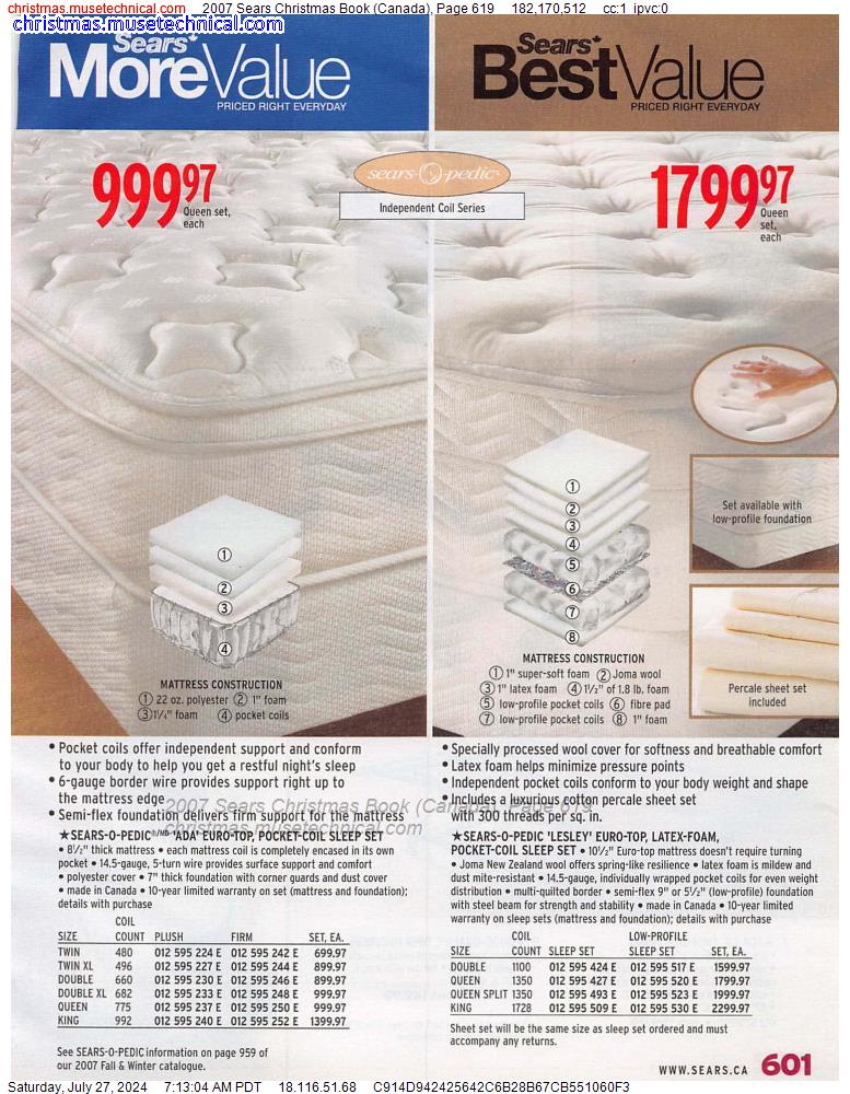 2007 Sears Christmas Book (Canada), Page 619