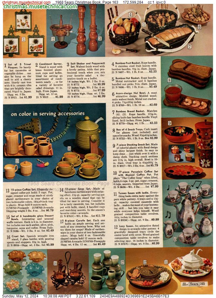 1968 Sears Christmas Book, Page 163