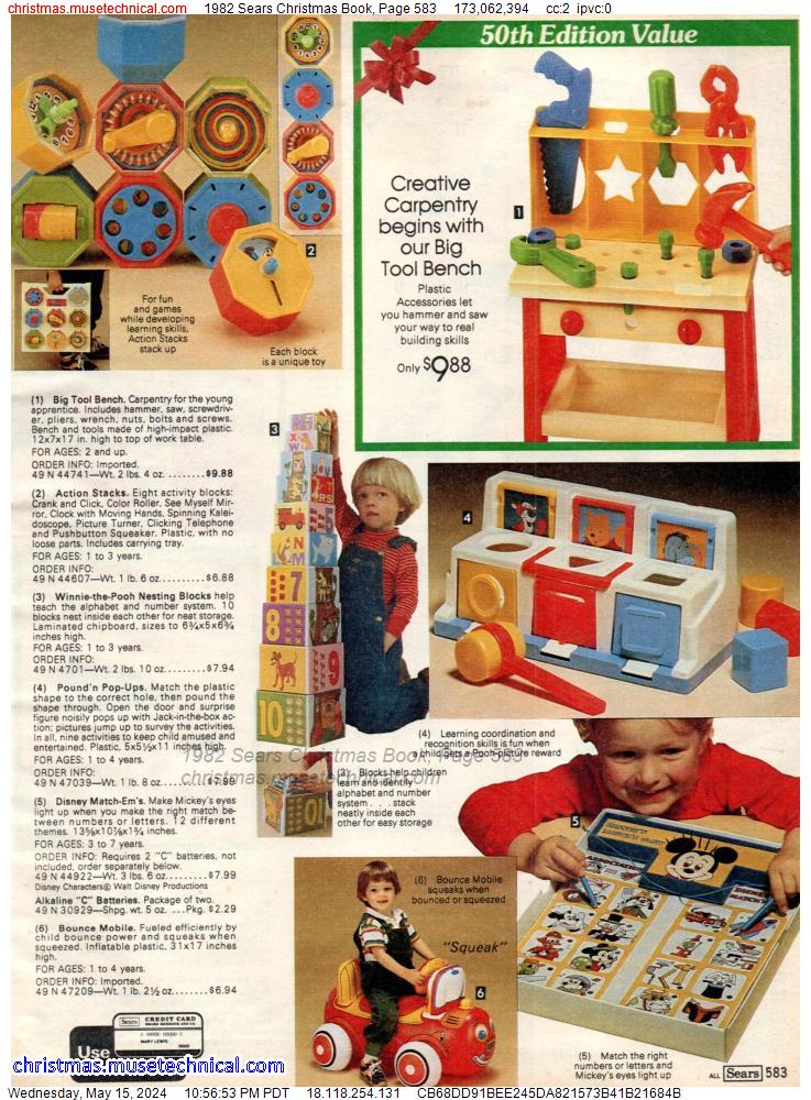 1982 Sears Christmas Book, Page 583