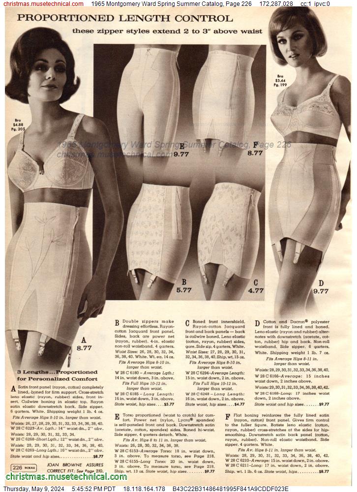 1965 Montgomery Ward Spring Summer Catalog, Page 226