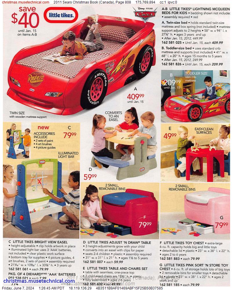 2011 Sears Christmas Book (Canada), Page 808