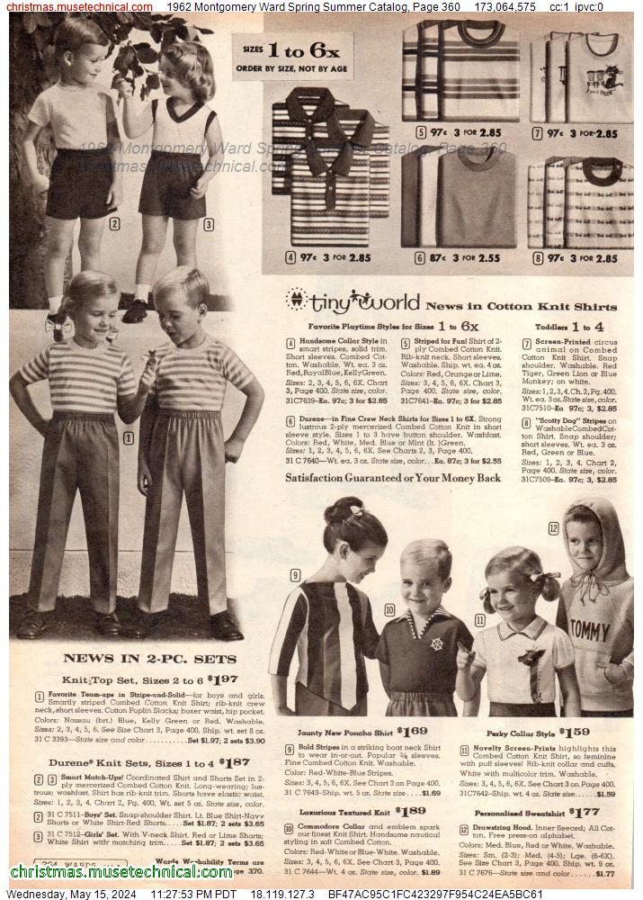 1962 Montgomery Ward Spring Summer Catalog, Page 360