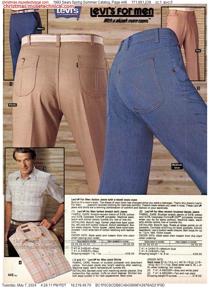 1983 Sears Spring Summer Catalog, Page 446