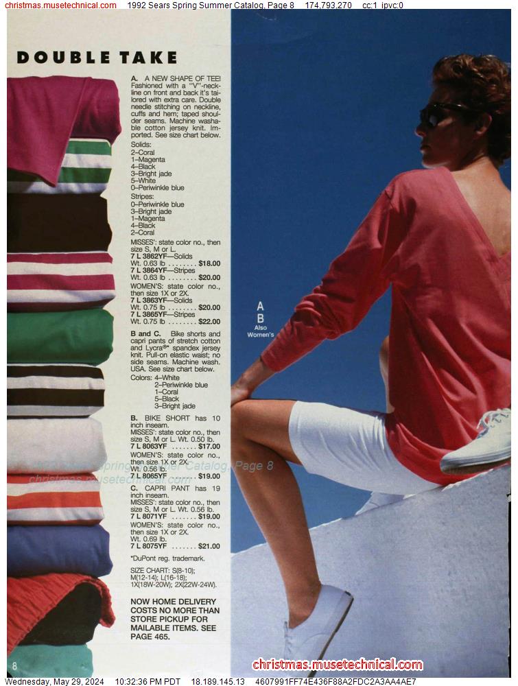 1992 Sears Spring Summer Catalog, Page 8