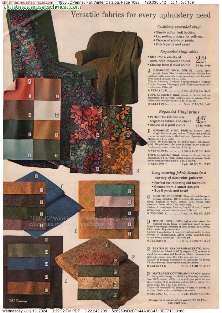 1966 JCPenney Fall Winter Catalog, Page 1082