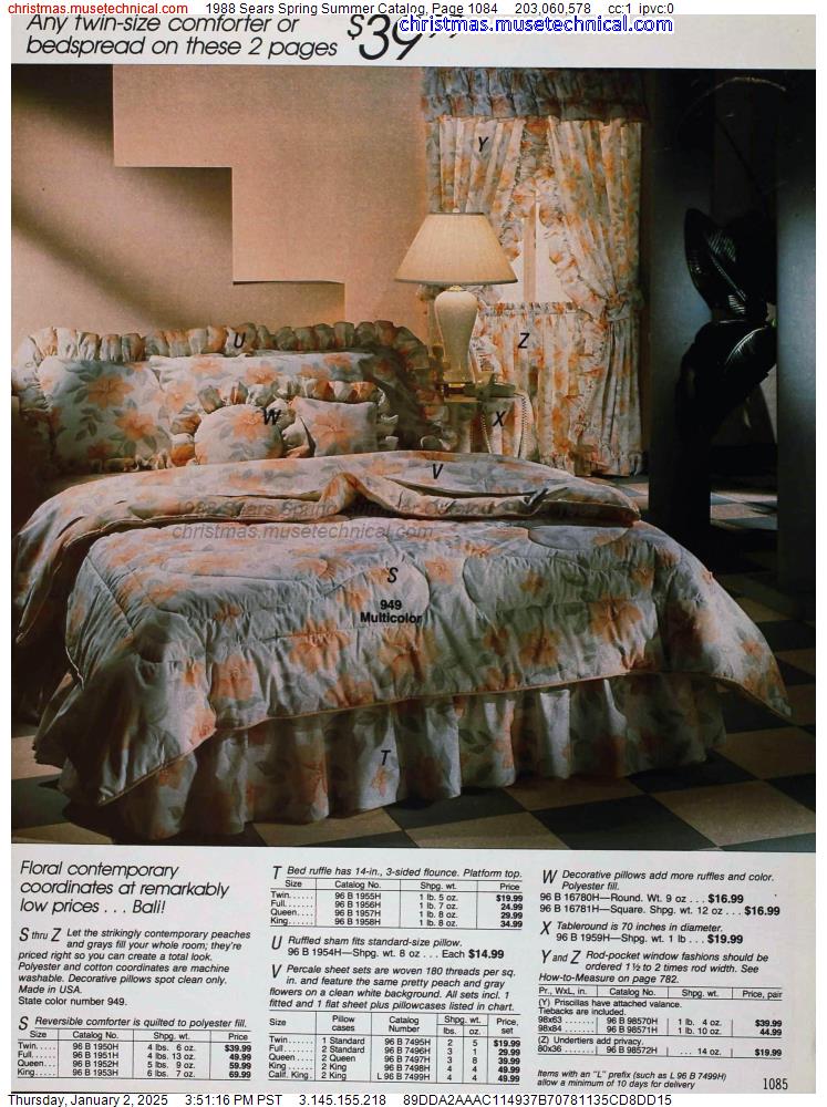 1988 Sears Spring Summer Catalog, Page 1084