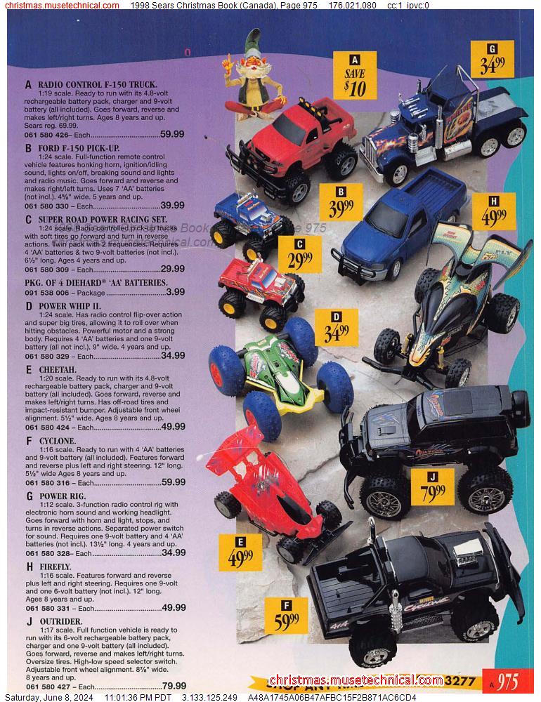 1998 Sears Christmas Book (Canada), Page 975