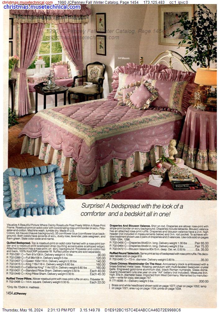 1990 JCPenney Fall Winter Catalog, Page 1454