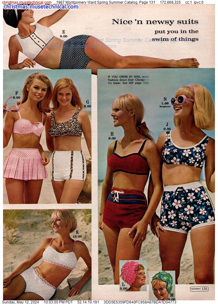 1967 Montgomery Ward Spring Summer Catalog, Page 131