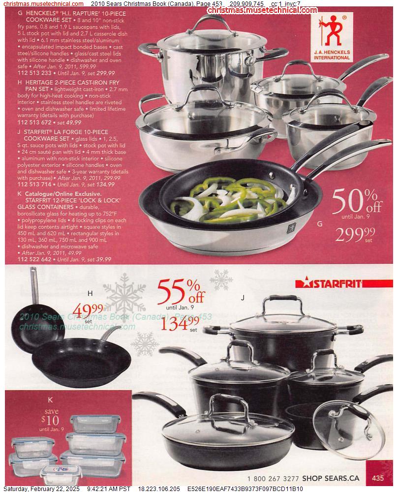 2010 Sears Christmas Book (Canada), Page 453