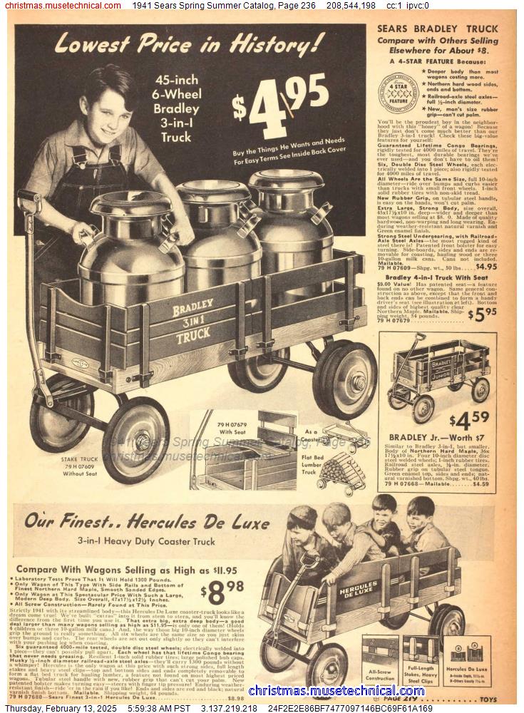 1941 Sears Spring Summer Catalog, Page 236