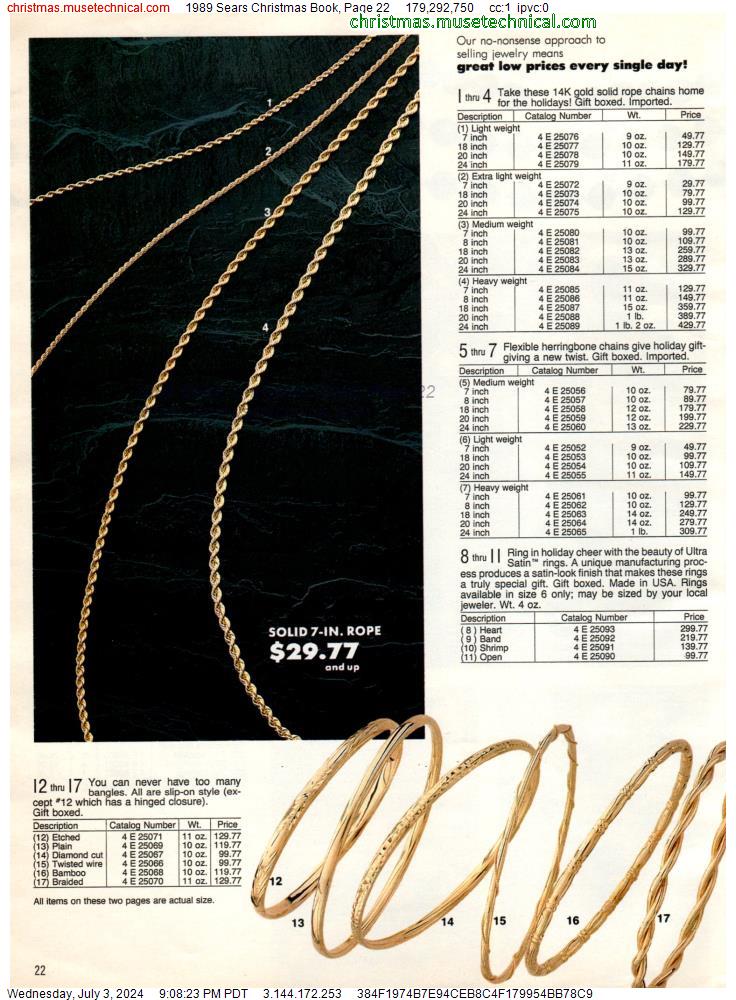 1989 Sears Christmas Book, Page 22