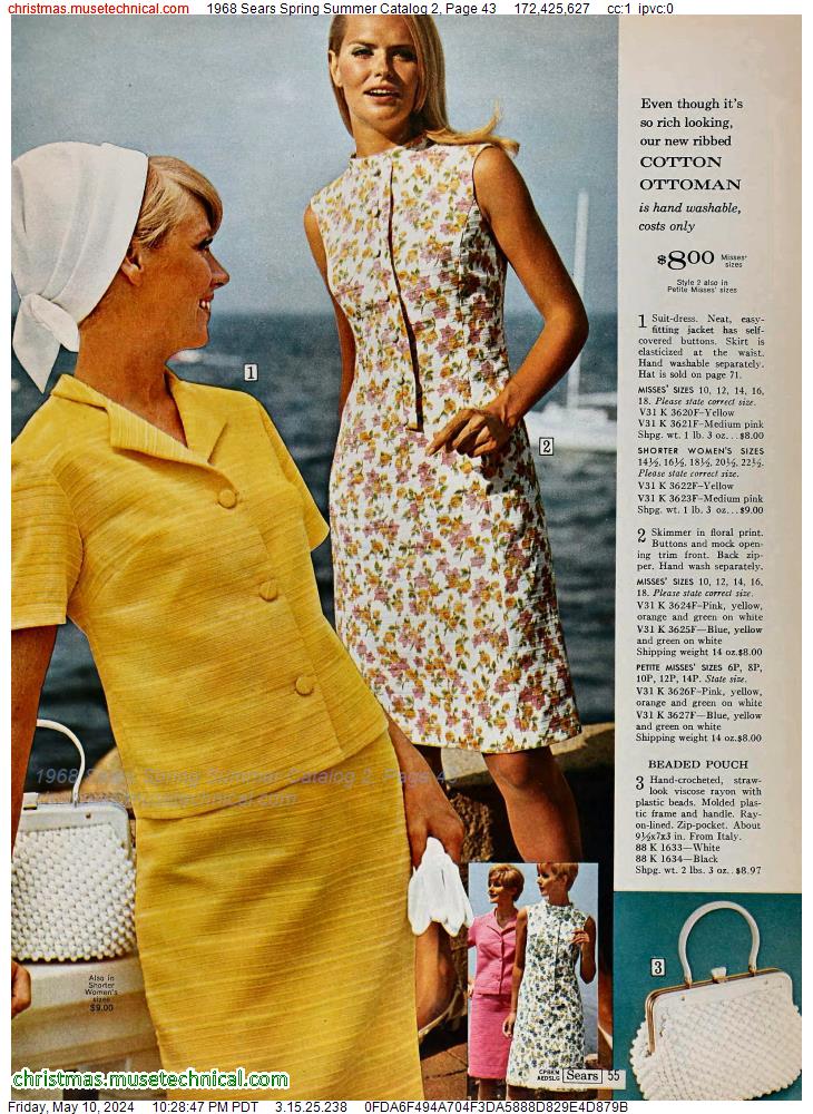 1968 Sears Spring Summer Catalog 2, Page 43