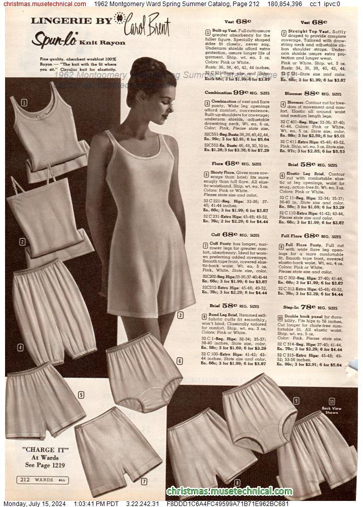 1962 Montgomery Ward Spring Summer Catalog, Page 212