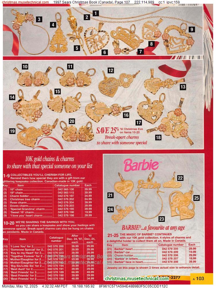 1997 Sears Christmas Book (Canada), Page 107