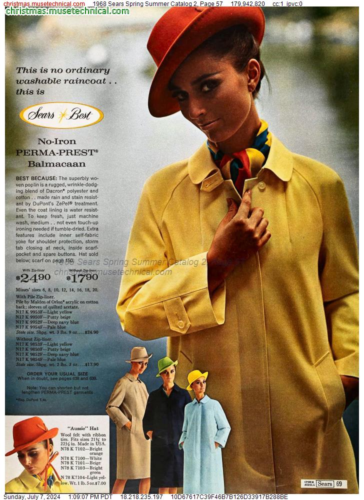 1968 Sears Spring Summer Catalog 2, Page 57