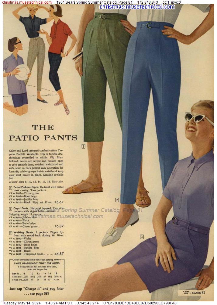 1961 Sears Spring Summer Catalog, Page 81