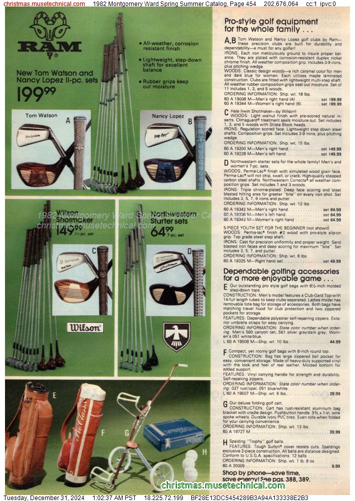 1982 Montgomery Ward Spring Summer Catalog, Page 454