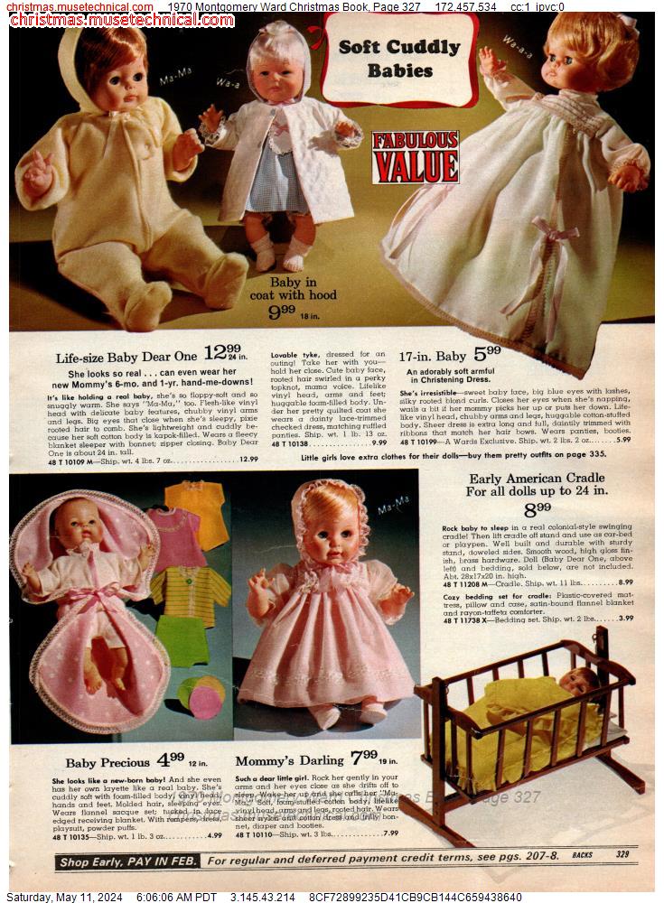1970 Montgomery Ward Christmas Book, Page 327