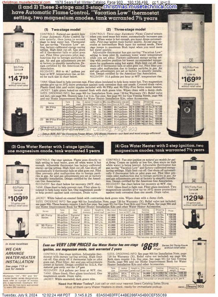 1978 Sears Fall Winter Catalog, Page 903