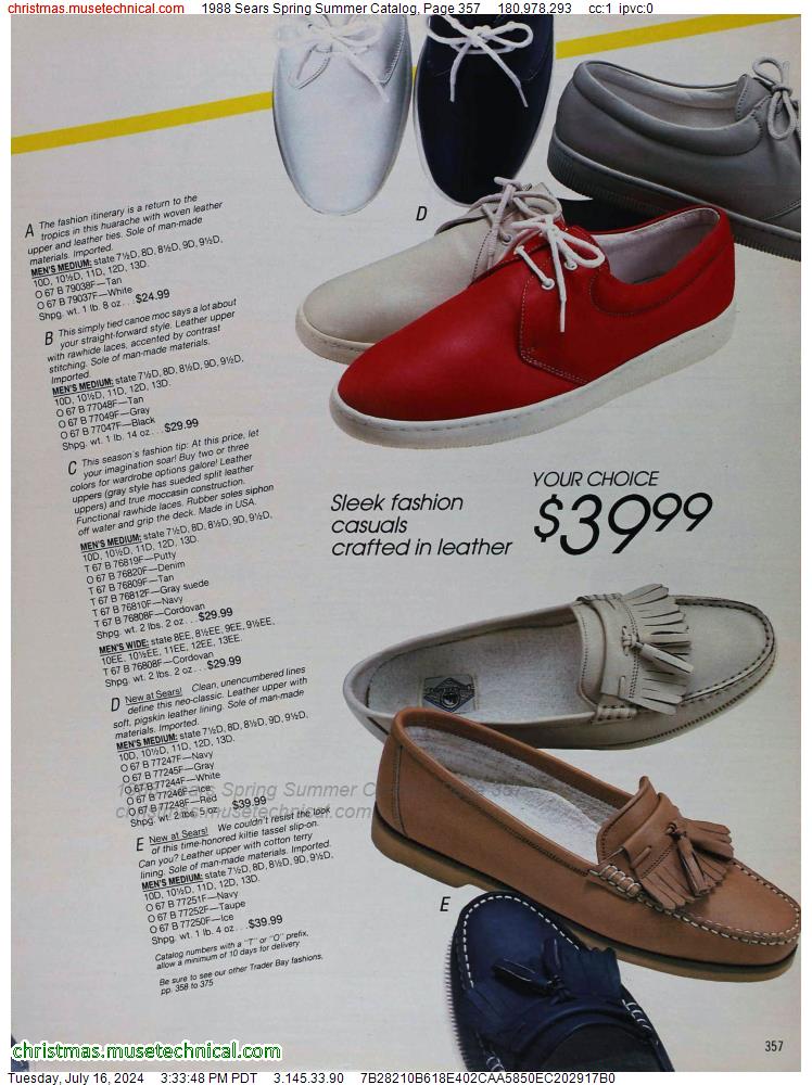 1988 Sears Spring Summer Catalog, Page 357