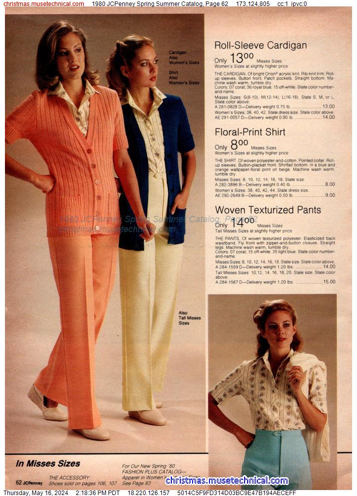 1980 JCPenney Spring Summer Catalog, Page 62