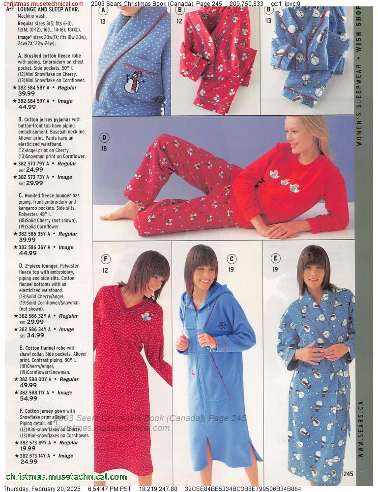 2003 Sears Christmas Book (Canada), Page 245