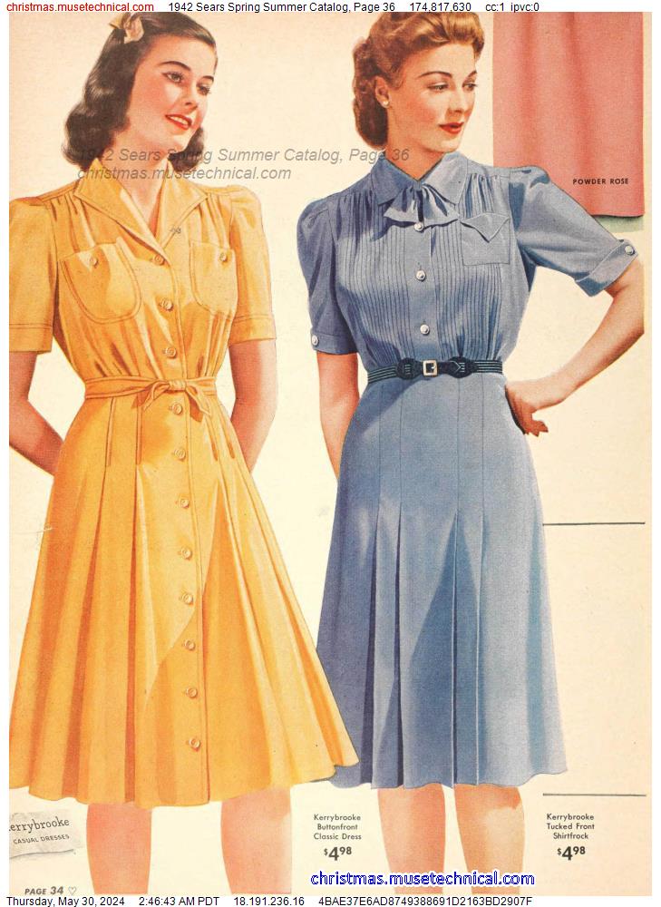 1942 Sears Spring Summer Catalog, Page 36