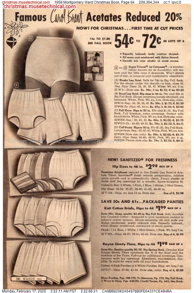 1958 Montgomery Ward Christmas Book, Page 94