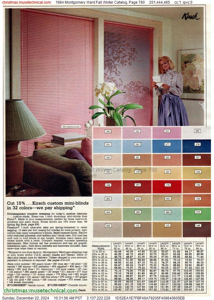 1984 Montgomery Ward Fall Winter Catalog, Page 780